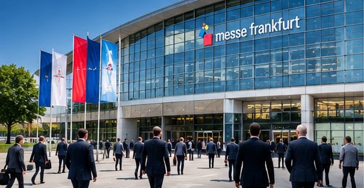 Eingang der Messe Frankfurt